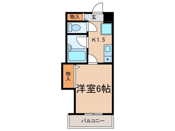 フラットコートナカジマの物件間取画像